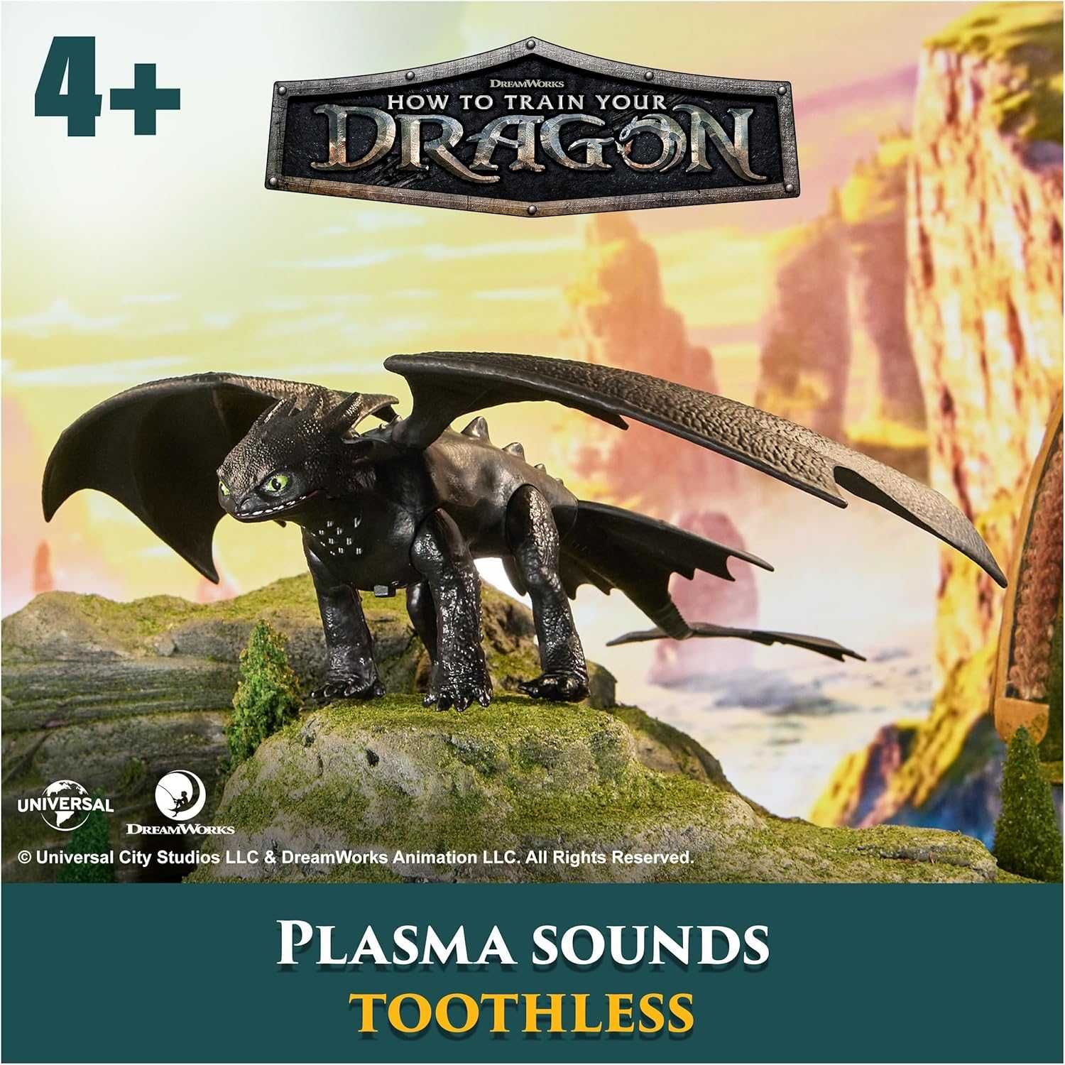 Беззубик Dreamworks Dragons Як приборкати дракона Toothless Звук 30 см