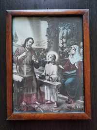 Stary obraz Świętej Rodziny Pracującej