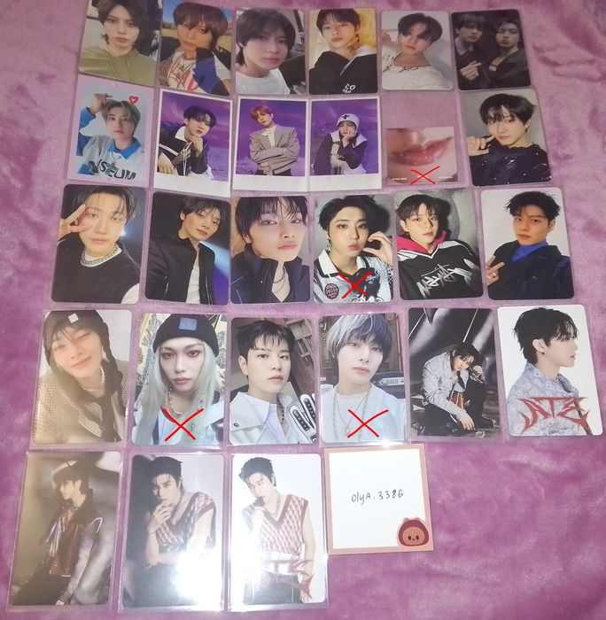 Taemin & Stray kids - Офіційні картки, наліпка Хана і листівки