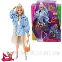 Барби Экстра 16 Модница в синей куртке Barbie Extra Doll HHN08