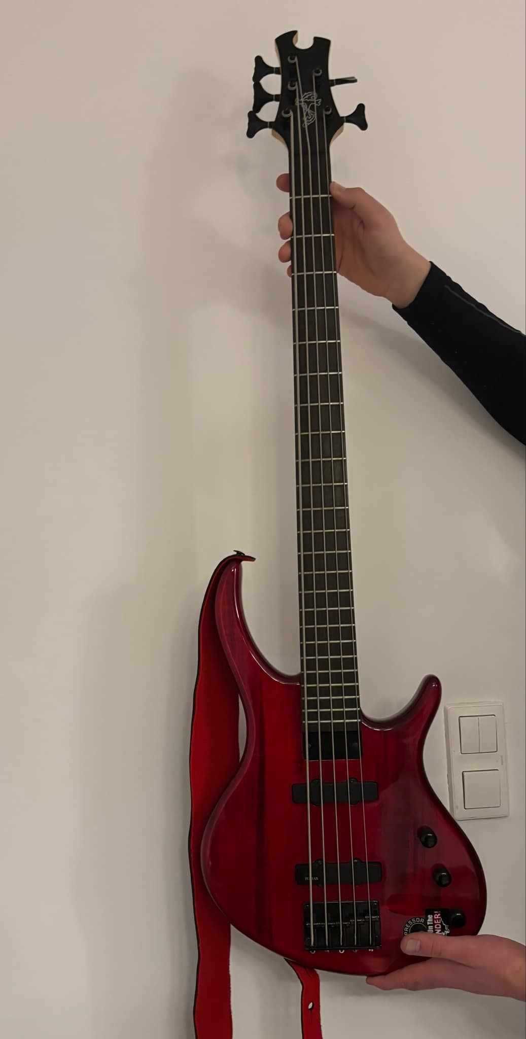Gitara basowa epiphone Toby deluxe V TR