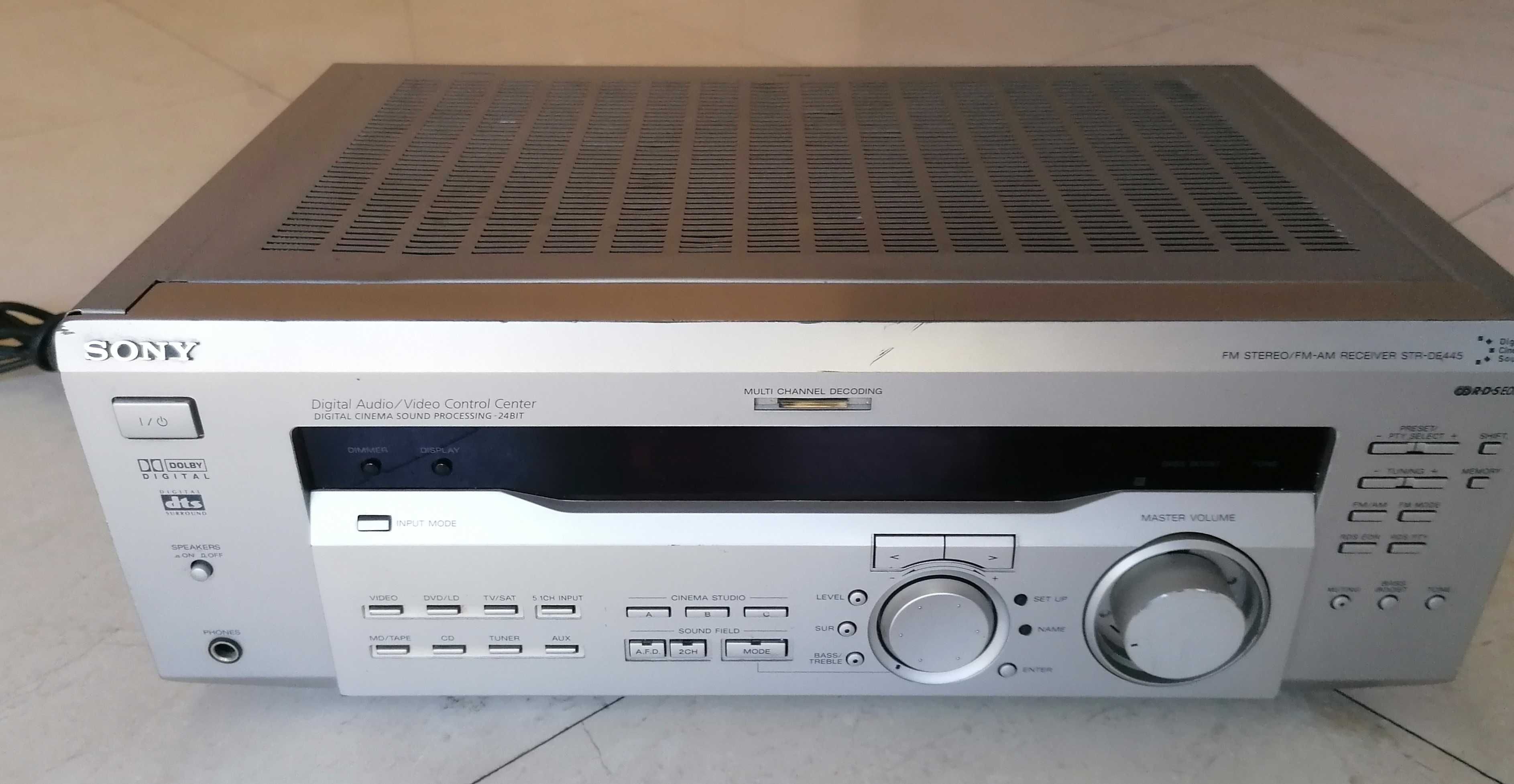 Amplificador Sony STR-DE445 com comando