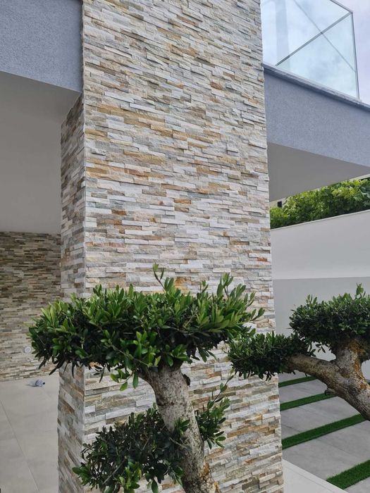 Pedra para interior e exterior