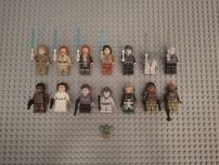 Lego force users Luke Leia baby Yoda (Grogu) Obi-Wan Ezra