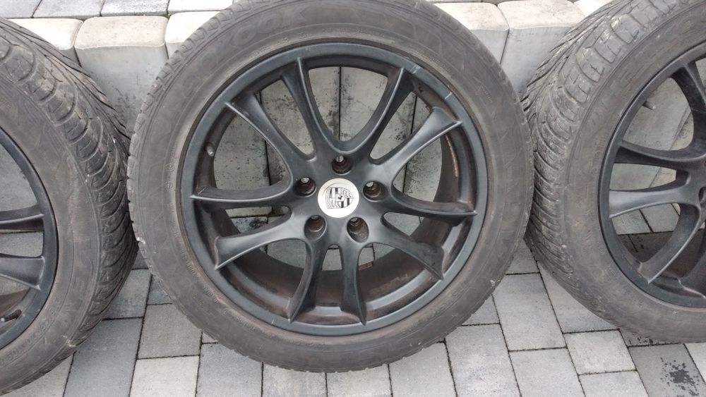 R 20 5x130 ET 60 alufelgi czarne felgi  porche