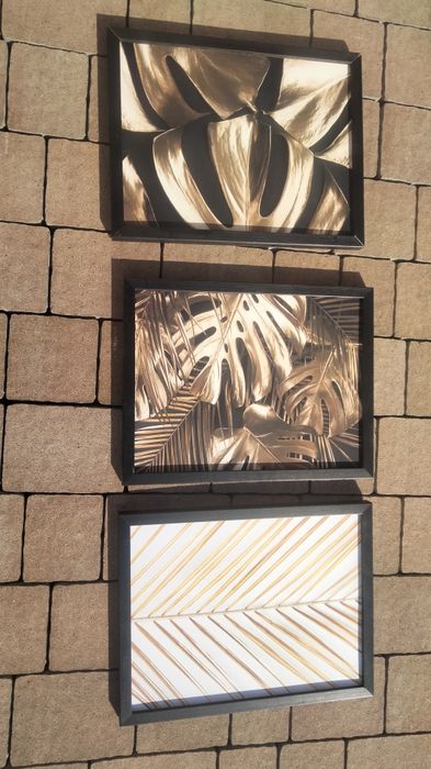 Obrazy z palety Leroy Merlin :)