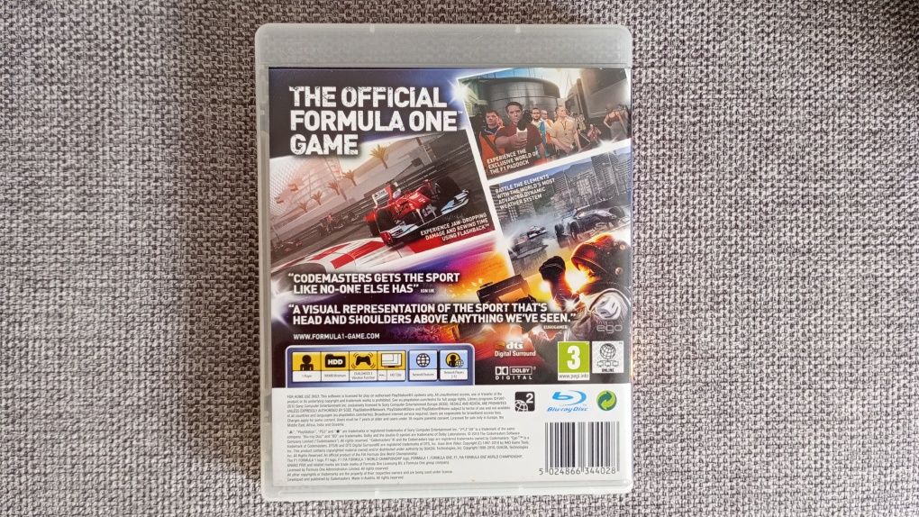 Gra F1 2010 na konsolę PS3