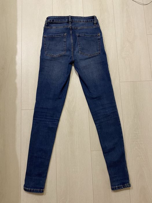 Джинси скіні сині стрейч.