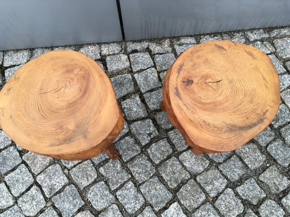 TABORET stolik dębowy drewniany drewno dąb RĘCZNA ROBOTA handmade