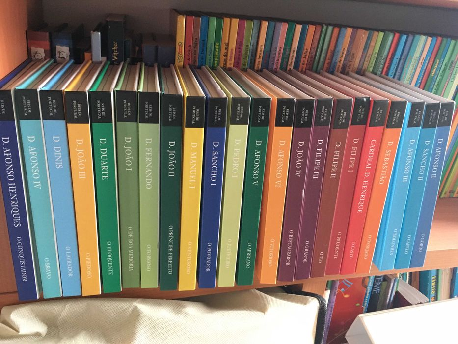 22 livros da Coleção Reis de Portugal