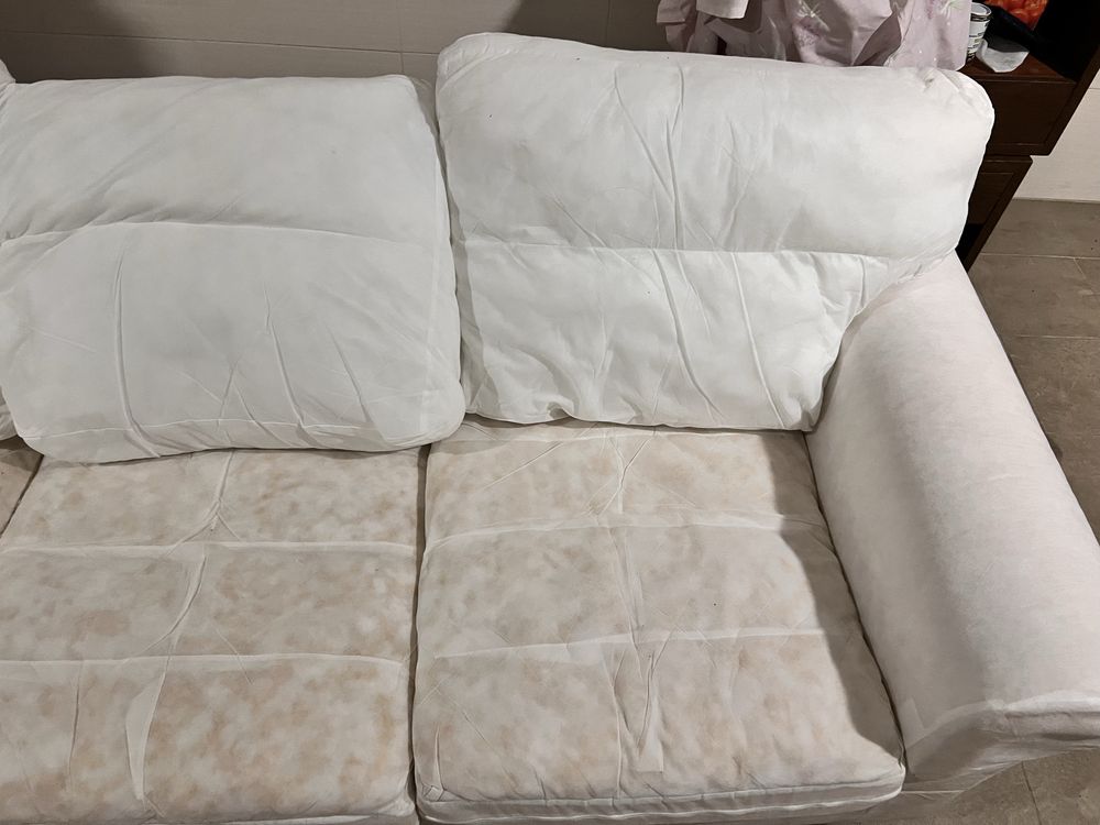 Soka ikea Ektorp 3 lugares, sem capa , só estrutura e almofadas