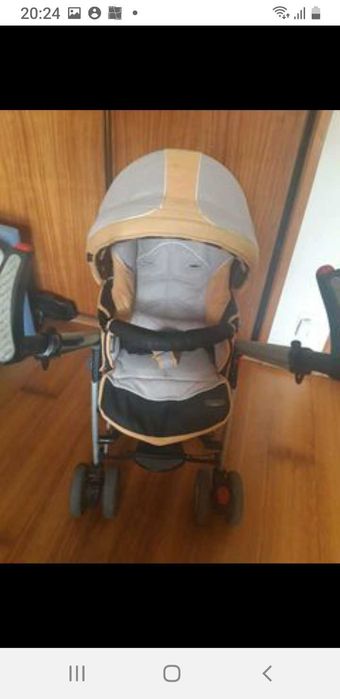 Conjunto Carrinho de Bebé (2 em 1), marca "Bebecar Rversus"
