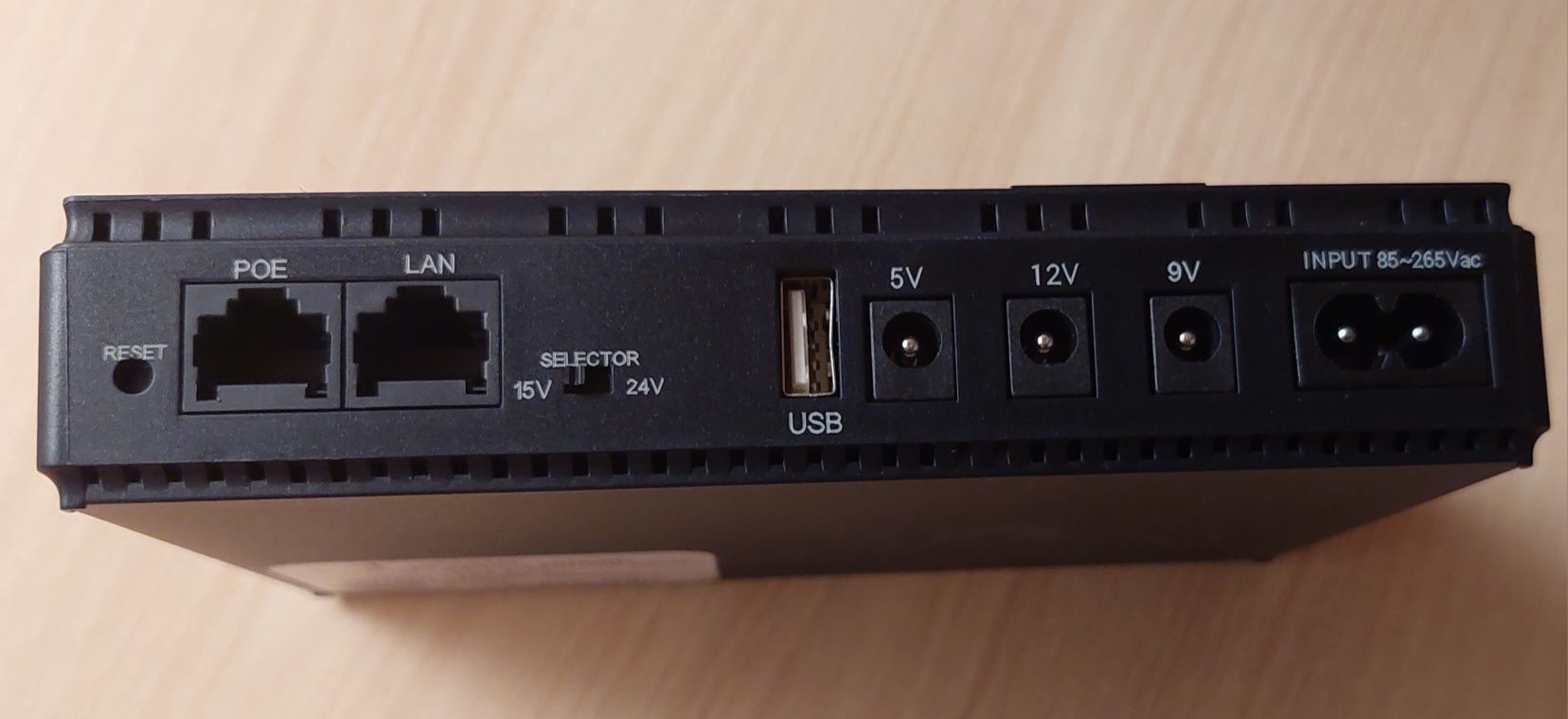 ДБЖ UPS DC1036P 10400mAh 36W GPON 12V/9V/5V/USB port / POE port чорний