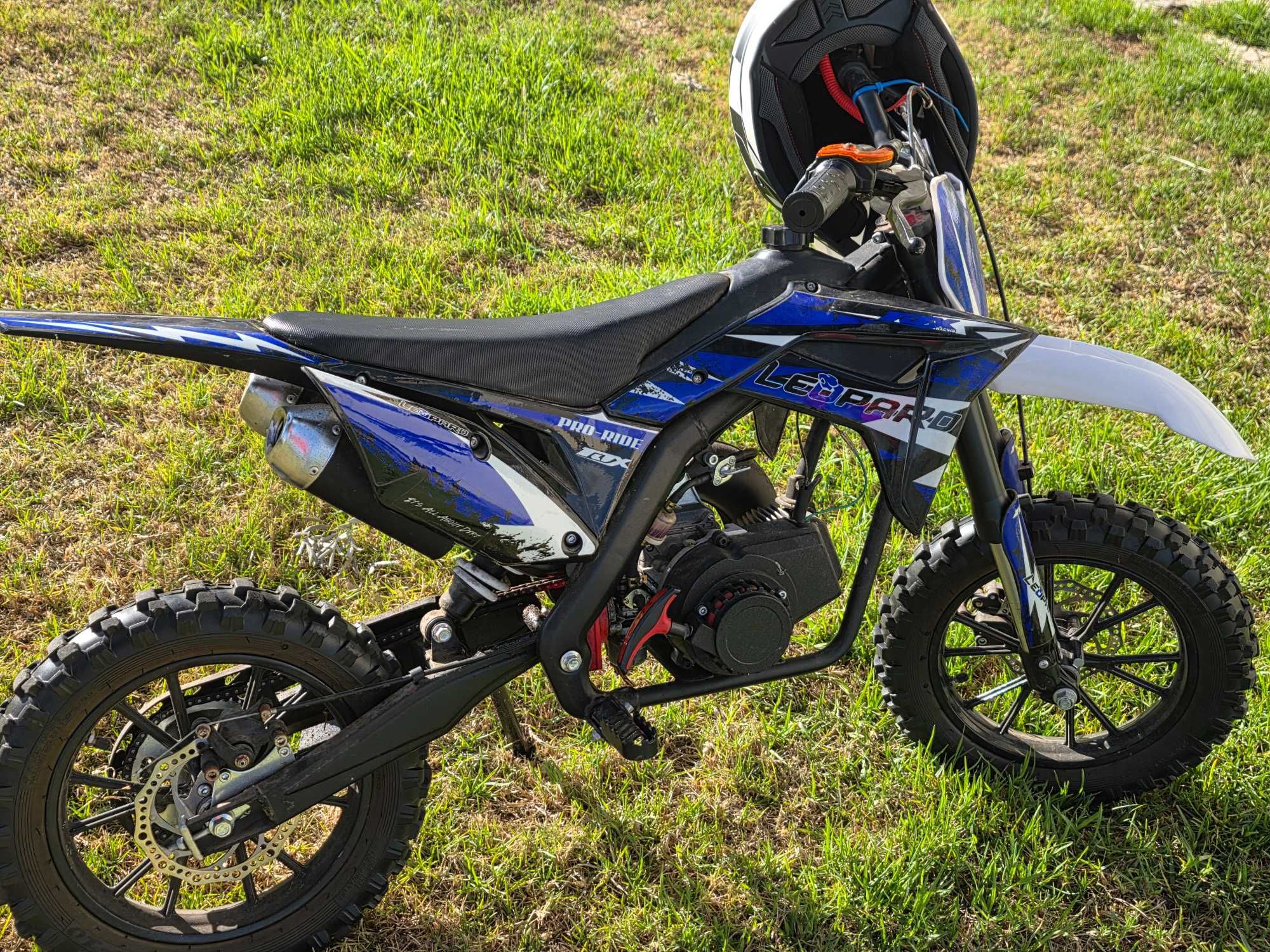 Mini moto cross c/ capacete