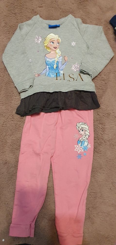 Dres bluza i spodnie ELZA Kraina Lodu Disney dla dziewczynki