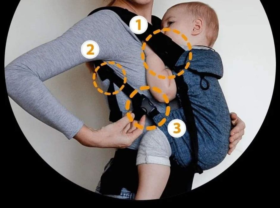 Mochila evolutiva- porta bebés - Nash Sling