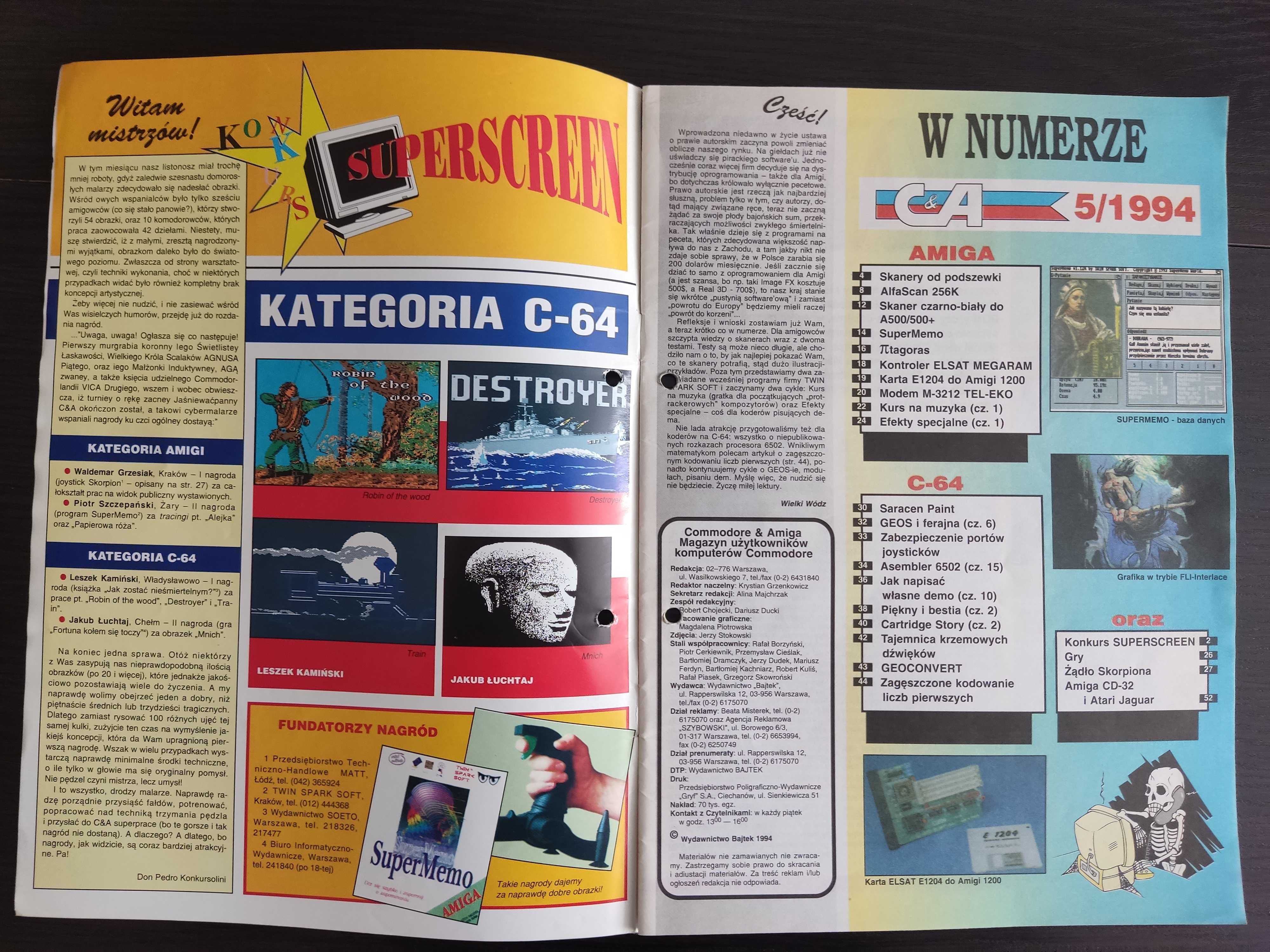 Commodore & Amiga (C&A) numer 5/94