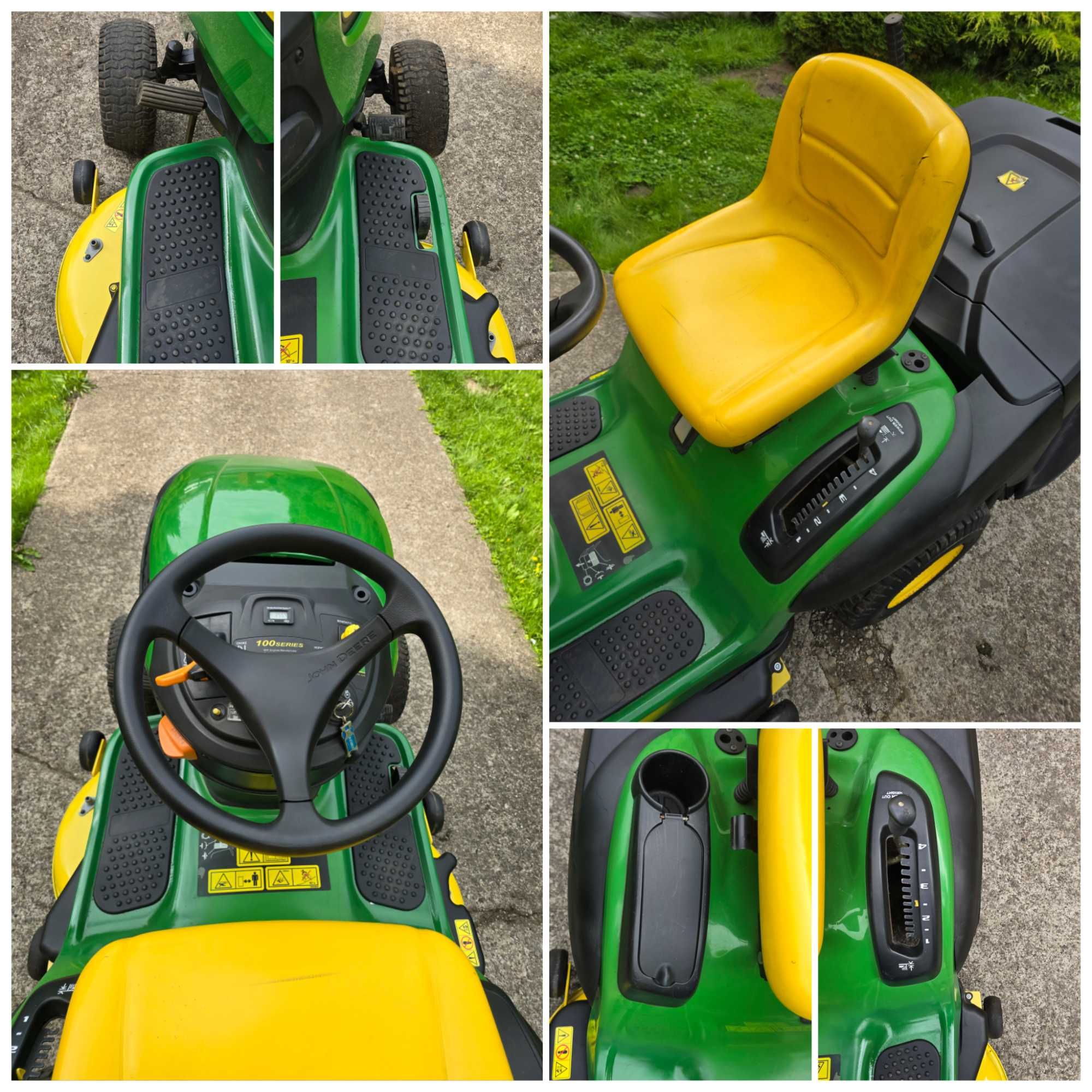 Traktorek kosiarka John Deere X155R 18KM v-ka B&S pompa SUPER STAN