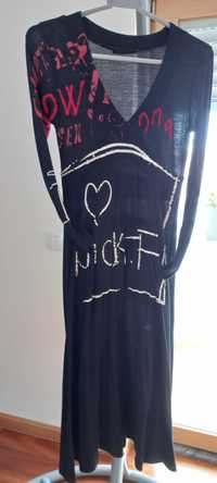 Vestido preto super original marca Desigual