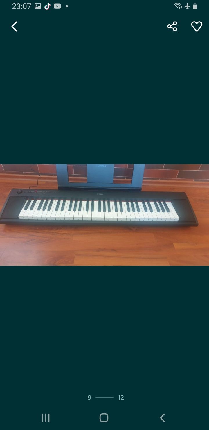 -33% Yamaha pianino cyfrowe bdb 61 kla keyboard  dynamiczna   USB