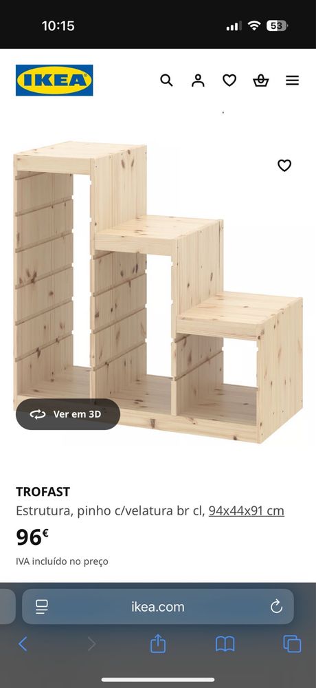Organizador para brinquedos criança madeira