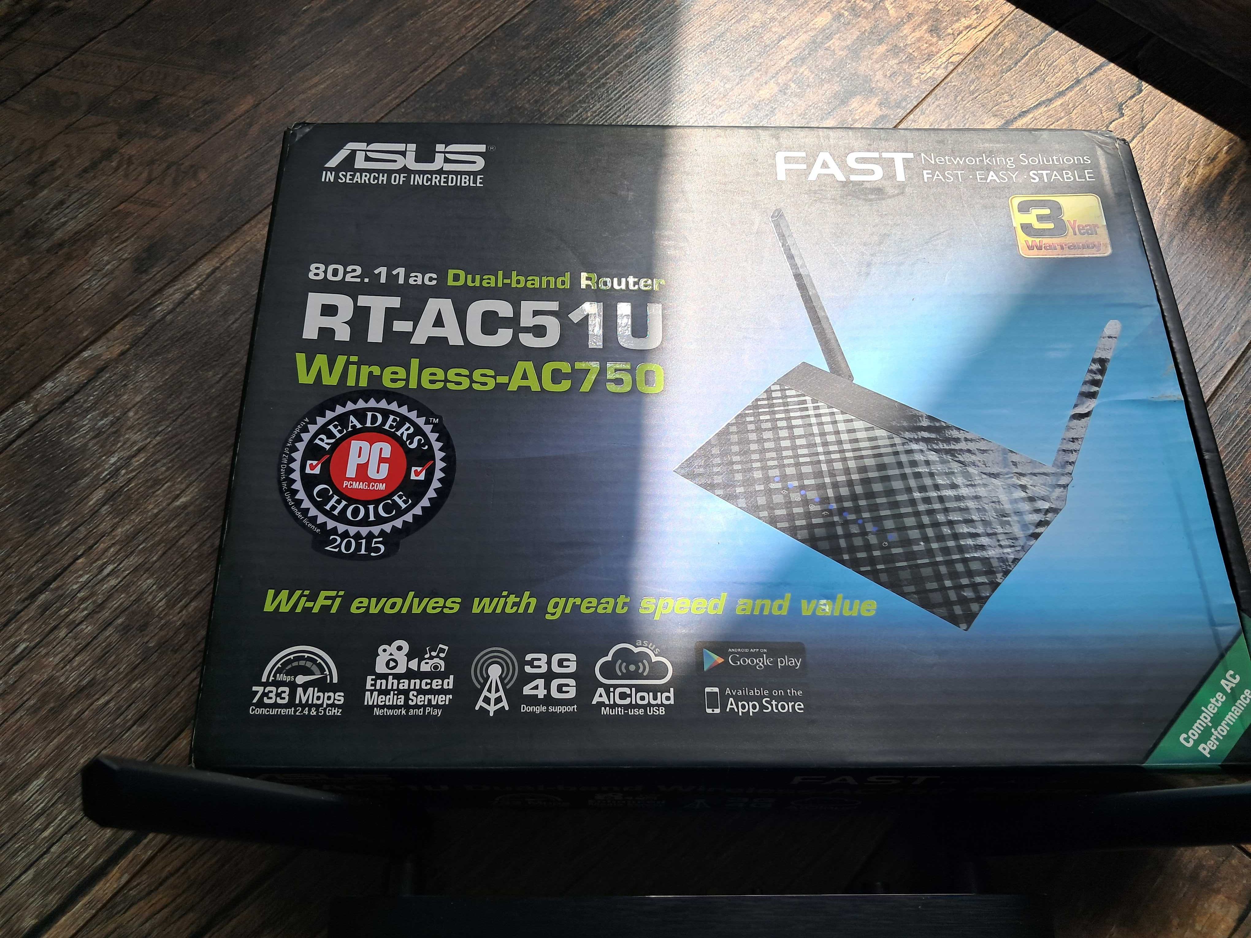 Router Asus RT-AC51U - komplet