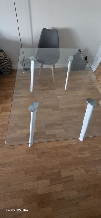 Mesa sala ou cozinha em vidro