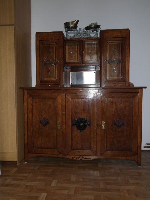 Kredens !!! unikatowy piękny polski kredens z około 1930 r.