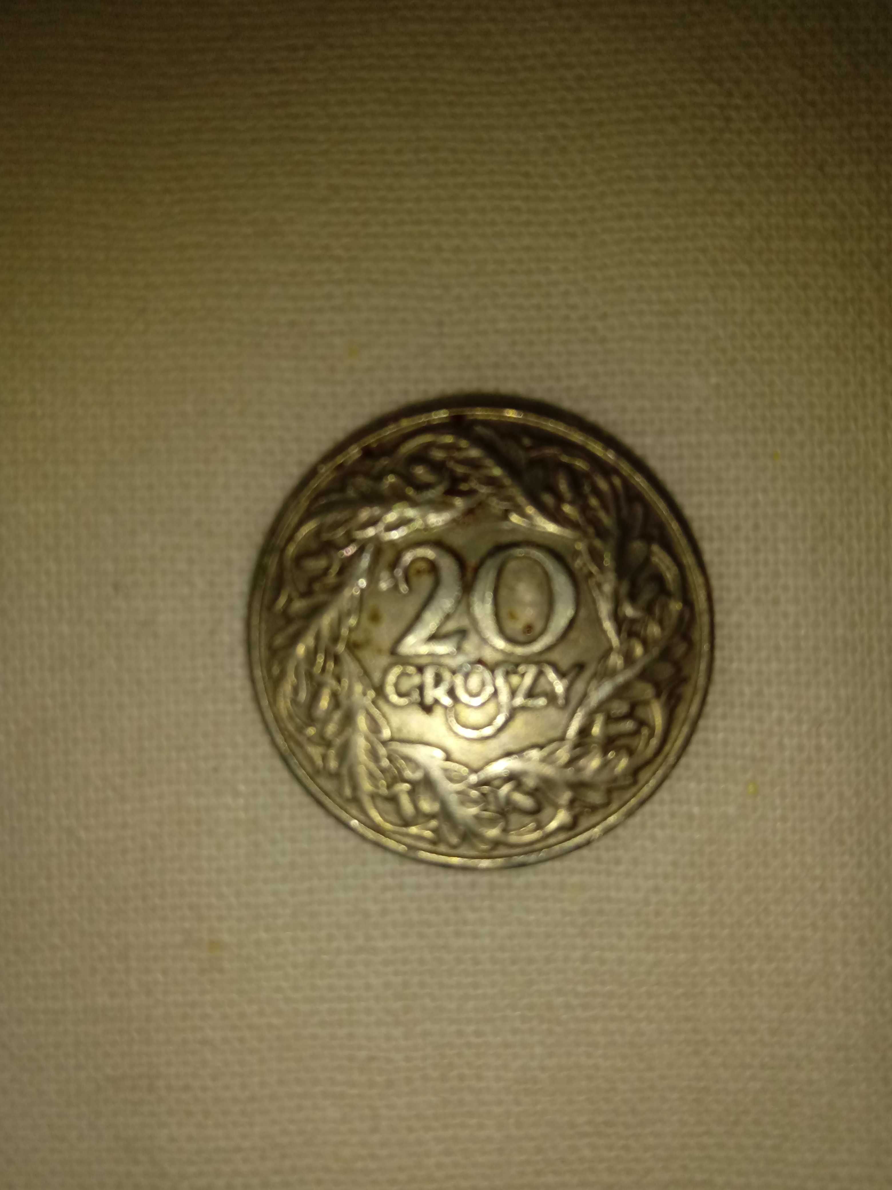 moneta 20 groszy 1923 rok stara oryginał