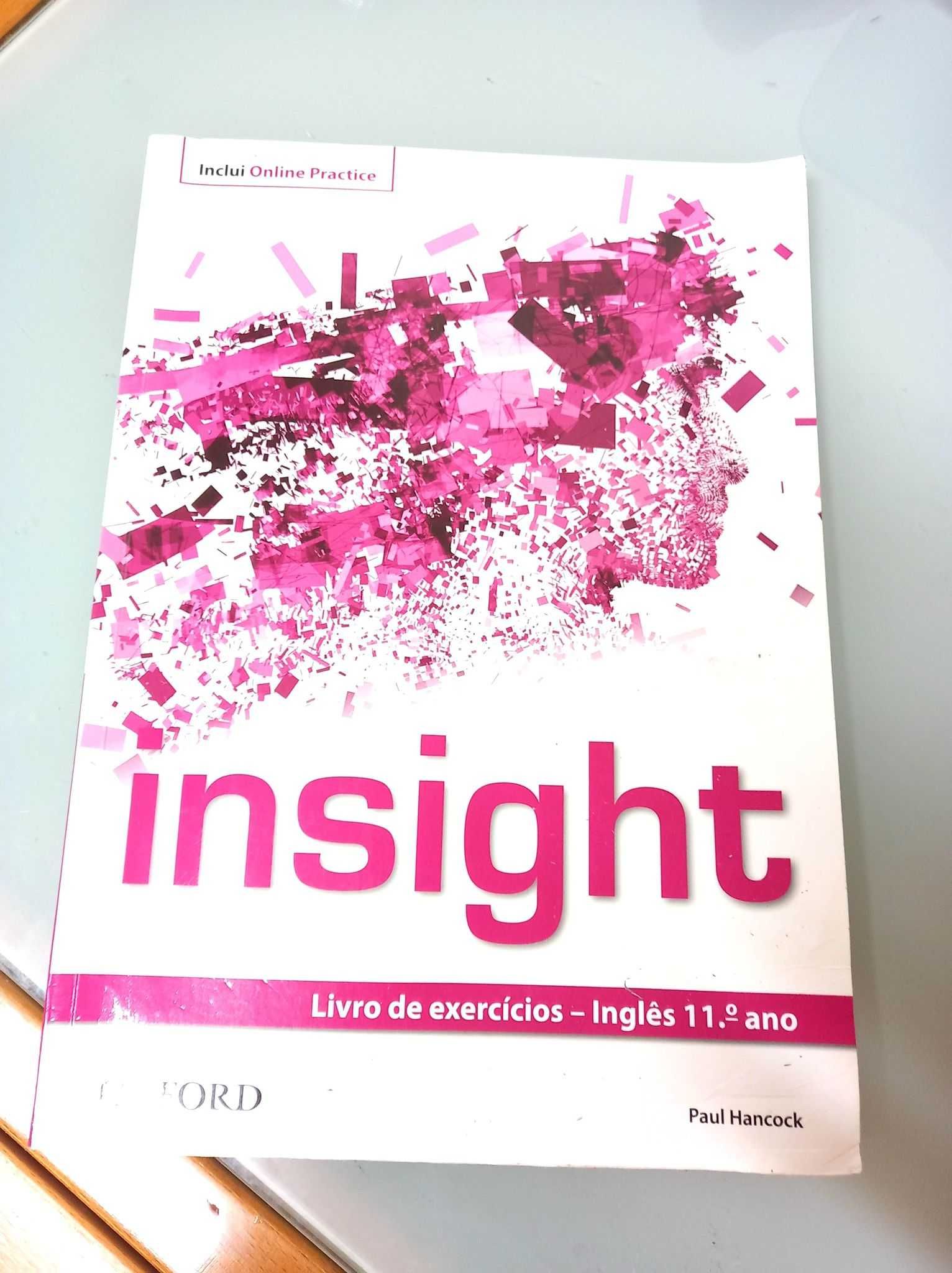 Livros de exercícios Inglês 10º e 11º (Insight)