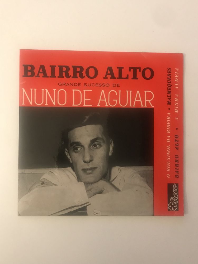 Bairro Alto disco single vinil 45 rotaçoes Nuno de Aguiar