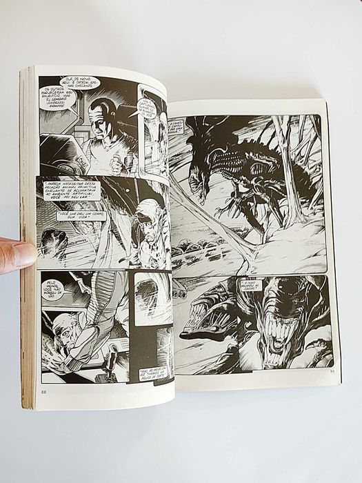 Livro de BD Aliens 1991 Edição Encadernada Mini Série de luxo