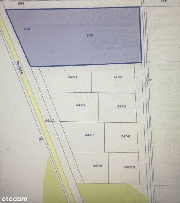 działka budowlana ul. Młyńska