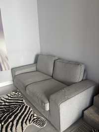 Sofa cinza dois lugares