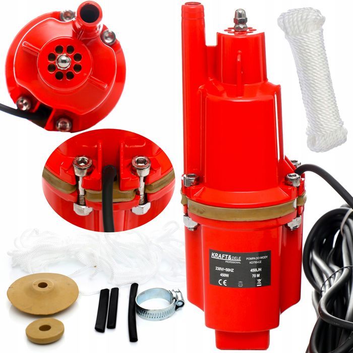 Pompa Ruska Do Wody Brudnej Czystej 450W 450L/H Membrany Nurek