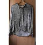 Blusa padrão preto e branco M/L