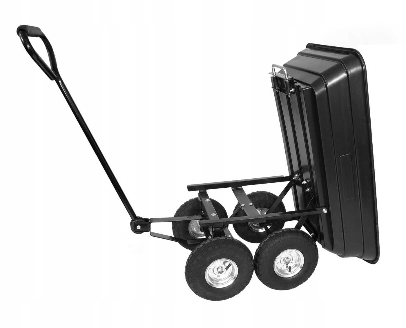 HIT! Wózek Transportowy OGRODOWY Przyczepka WYWROTKA 200kg + GRATIS