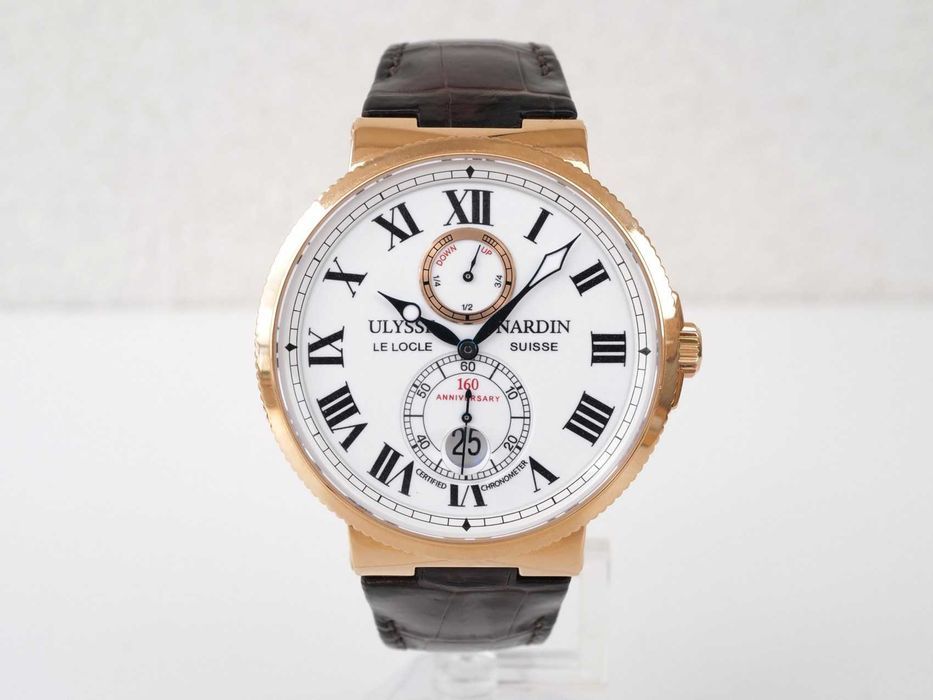 Ulysse Nardin Marine Chronometer 18K Rose Gold Limited Edition 160