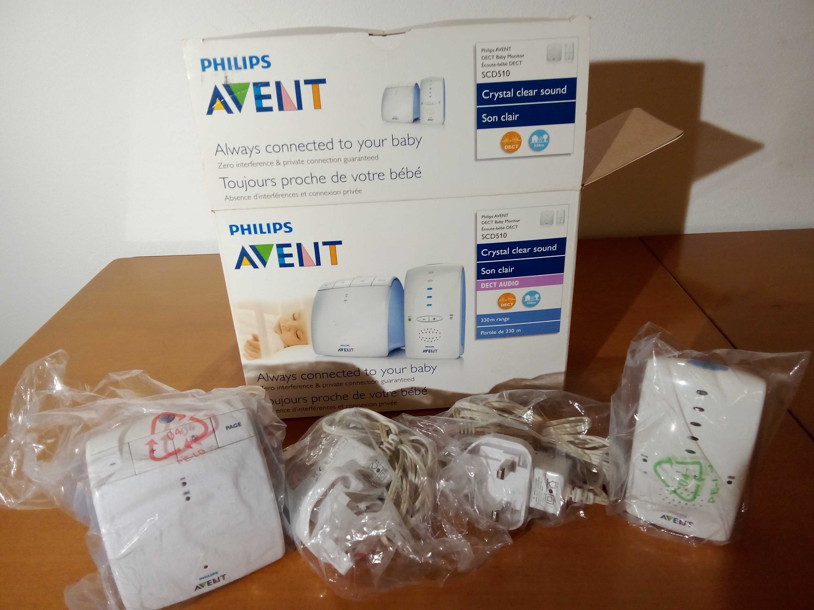 Monitor de bebê Philips Avent DECT SCD510