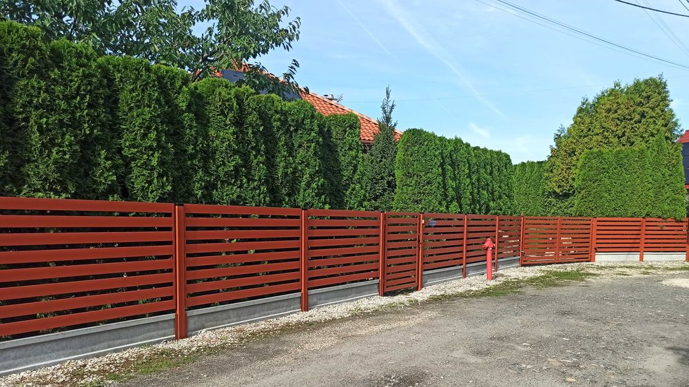 brama przesuwna, brama dwuskrzydłowa, furtka, ogrodzenia palisadowe