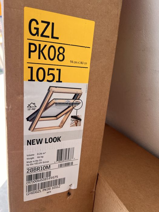 Velux GZL 94 cm x 140 cm 2 sztuki.