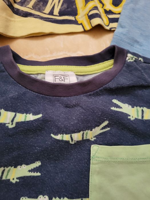 Koszulki dla chłopca roz.98/104 oryginalne różne firmy 9szt.