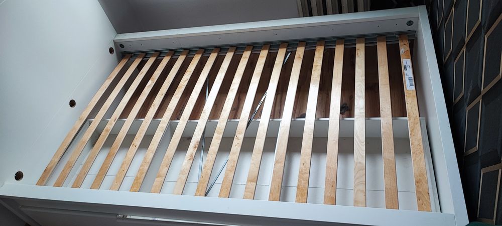 Rama łóżka Ikea malm 120 z szufladami