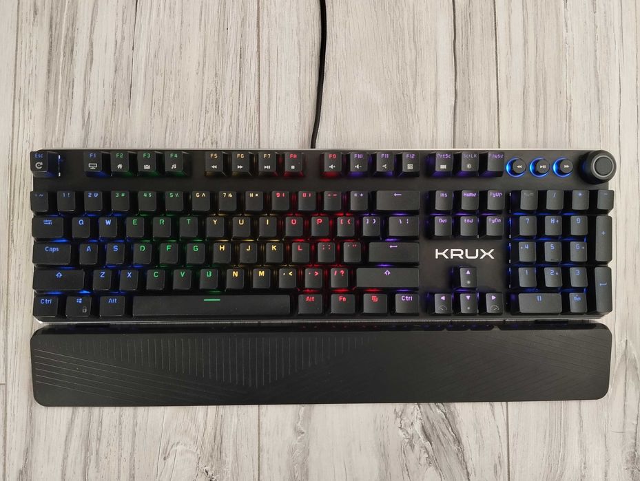 Klawiatura mechaniczna KRUX Crato RGB Outemu Brown