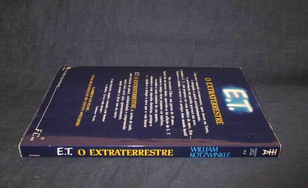 Livro E.T. O Extraterrestre William Kotzwinkle