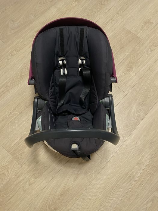 Автокрісло stokke люлька 0+ isofix + база ізофікс автокресло