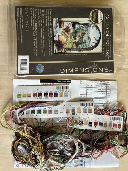 Залишки Dimensions Gold Collection Petites 6972 Dreaming of Tuscany