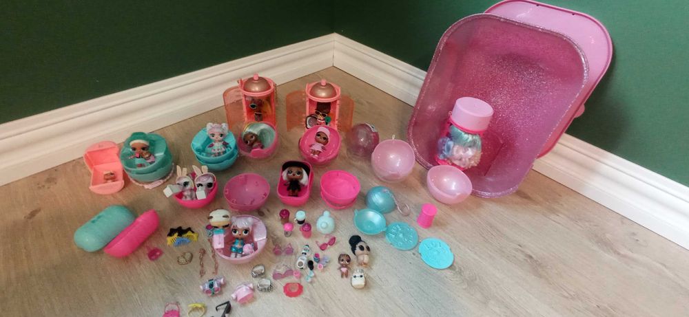 Duży zestaw lalek Lol Suprice