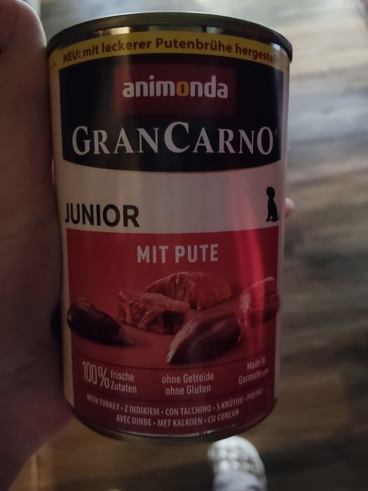 Karma mokra dla szczeniąt Animonda Gran Carno indyk