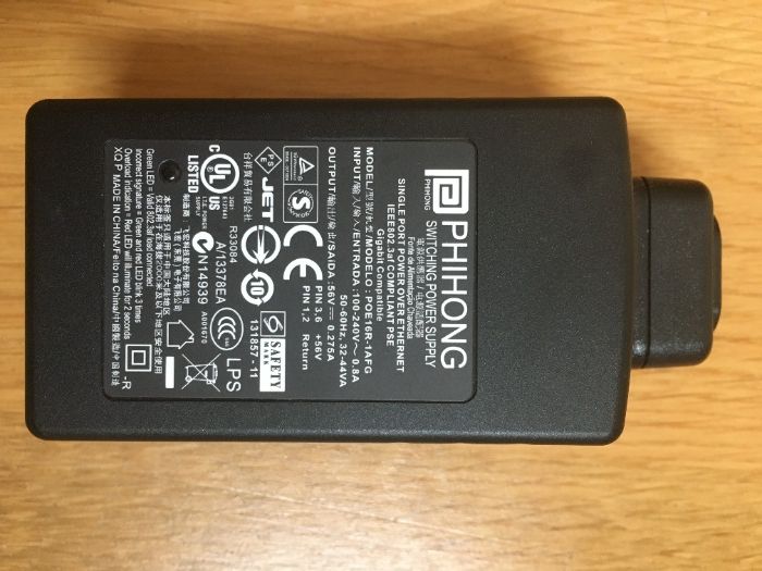 Port 802.3af PoE Midspam 10/100 15.4W PD-3501-AC